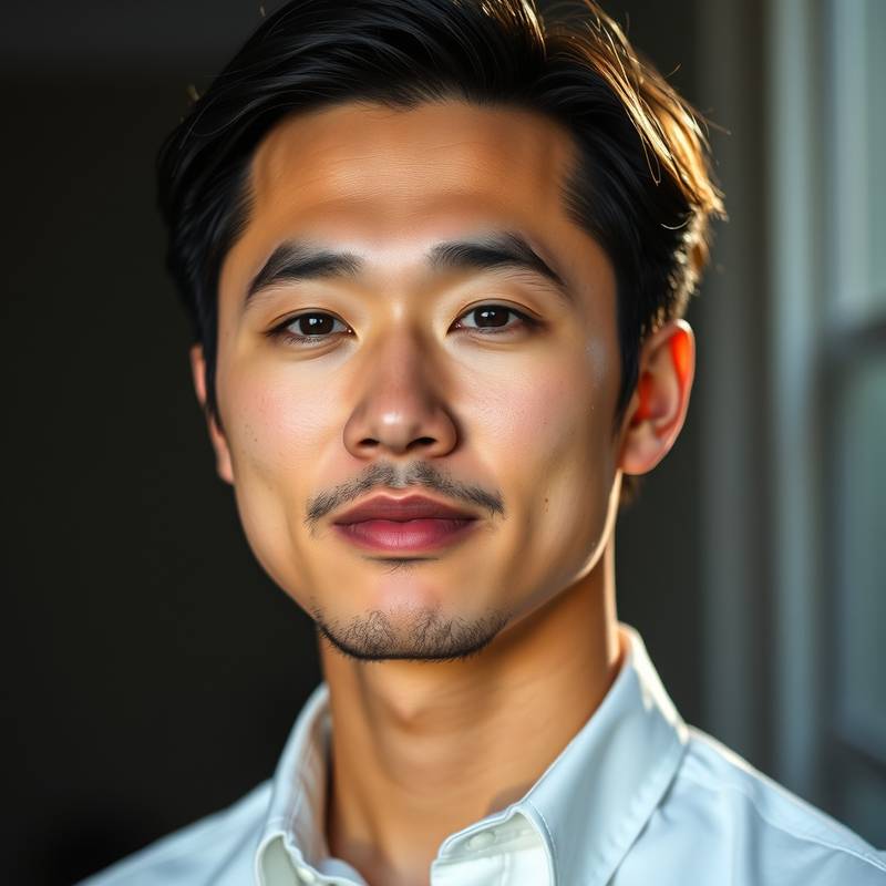 A portrait of Kai Tanaka, an acclaimed video editor known for his innovative techniques.
